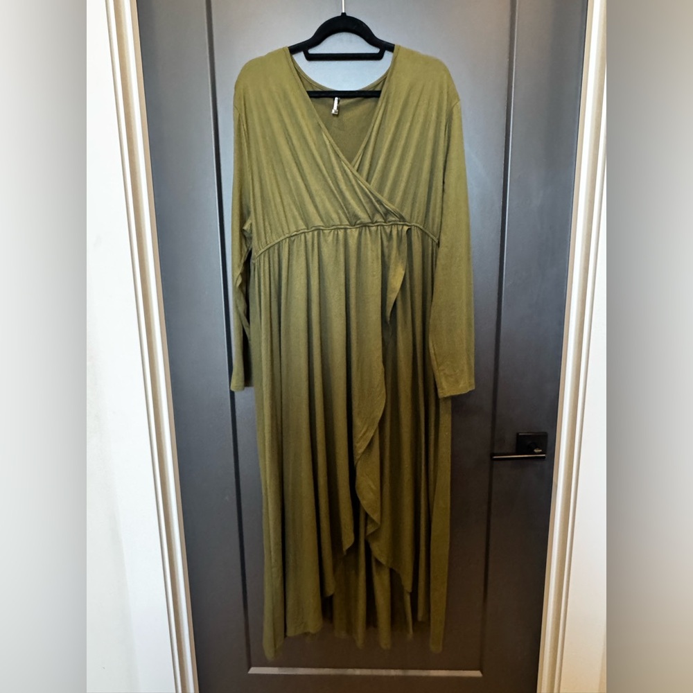 Olive Green Women's Dress
